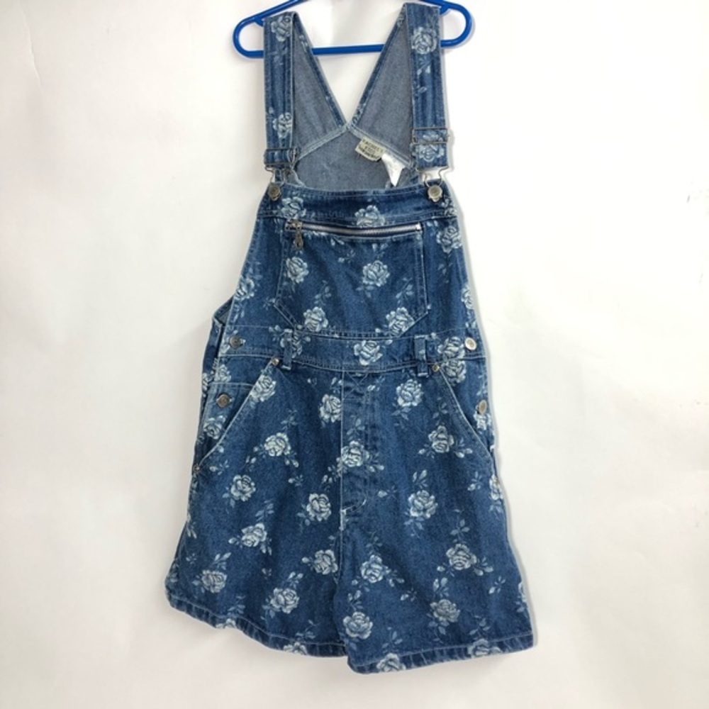 Rachel’s kids vintage floral denim overalls